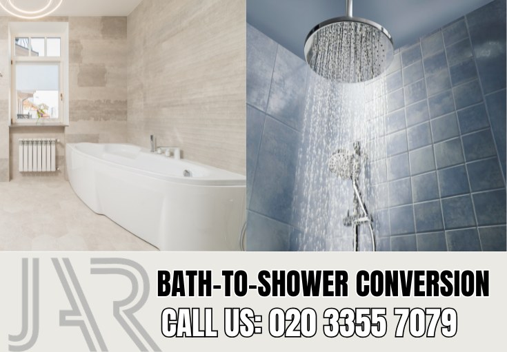 Bath to Shower Conversion by Islington Bathroom Fitters
